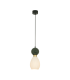 Galara Slim Pendant Ceiling Light Sandy Black-Brass-Green Marble 1XE14-1