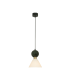 Galara Cone Slim Pendant Ceiling Light Sandy Black-Brass-Green Marble 1XE14-1