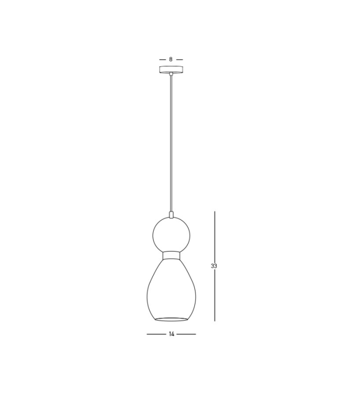 Galara Slim Pendant Ceiling Light Sandy Black-Brass-Black Marble 1XE14-4
