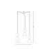 Galara Cone Cluster Pendant Ceiling Light Sandy Black-Brass-Green Marble 3XE14-2