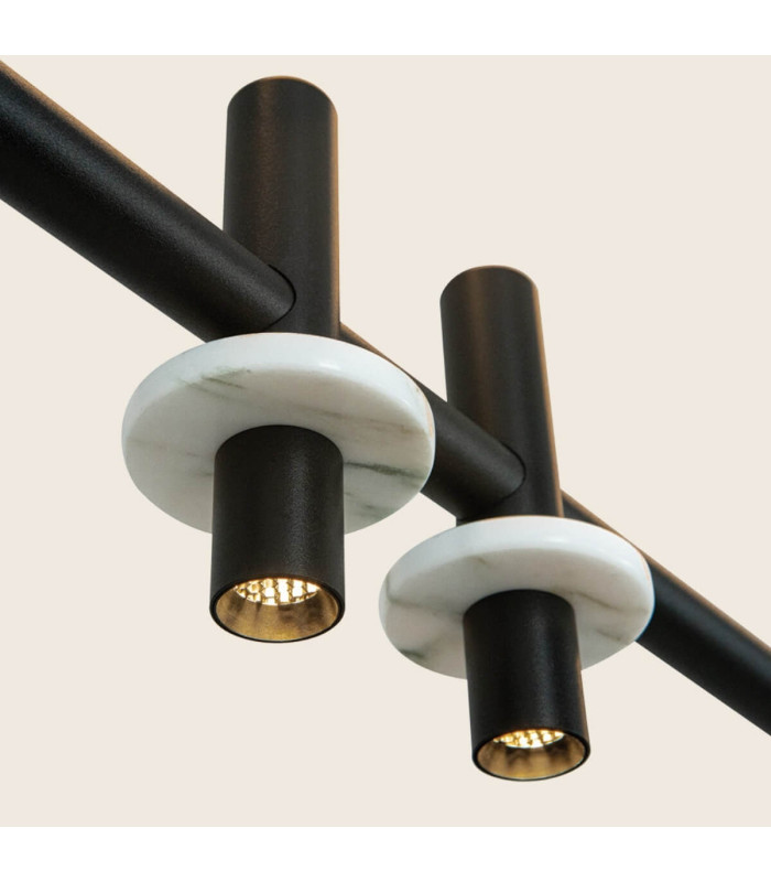 Nerida 150cm Bar Pendant Ceiling Light Sandy Black LED 3000K-3