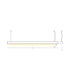 Nerida 130cm Bar Pendant Ceiling Light Sandy Black LED 3000K-4
