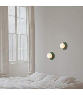 Pyra Globe Wall Lights Army Green 1XG9-2