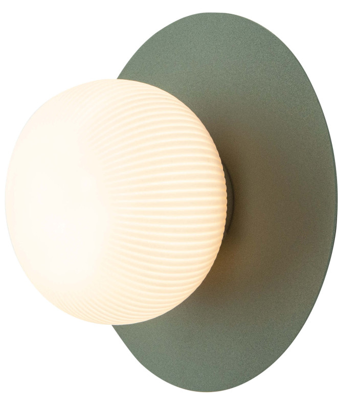 Pyra Globe Wall Lights Army Green 1XG9-4