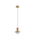 Radiant Slim Pendant Ceiling Light Brass-Beige Red LED 3000K Dimmable-1