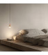 Radiant Slim Pendant Ceiling Light Brass-Beige Red LED 3000K Dimmable-2