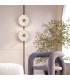 Eclipse Integrated Led Wall Lamp Brushed Brass-Clear Glass LED 3000K Dimmable-2
