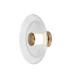 Eclipse Integrated Led Wall Lamp Brushed Brass-Clear Glass LED 3000K Dimmable-3