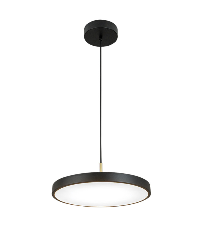 Nivara Pendant Ceiling Light Black Matt-Brushed Brass LED 3000K Dimmable-1