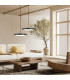 Nivara Pendant Ceiling Light Black Matt-Brushed Brass LED 3000K Dimmable-2