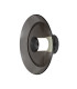 Eclipse Integrated Led Wall Lamp Sandy Black-Smoked Glass LED 3000K Dimmable-3