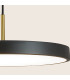 Nivara Pendant Ceiling Light Black Matt-Brushed Brass LED 3000K Dimmable-3