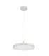Nivara Pendant Ceiling Light White Matt-Brushed Brass LED 3000K Dimmable-1