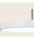 Nivara Pendant Ceiling Light White Matt-Brushed Brass LED 3000K Dimmable-2