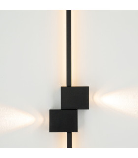 Orla 14cm Integrated Led Wall Lamp Sandy Black LED 3000K Dimmable-2