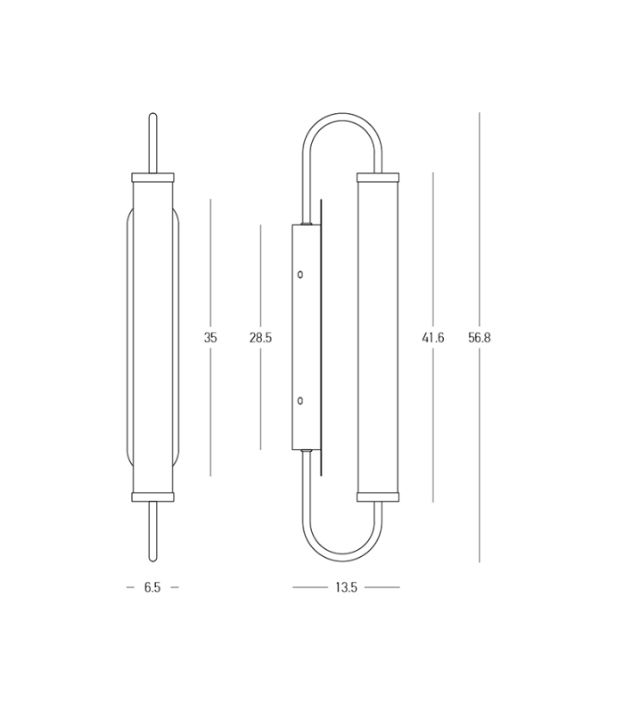 Zambelis Integrated Led Wall Lamp Brushed Brass-Opal Glass LED 3000K Dimmable-4