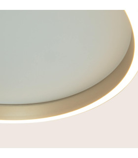 Valora 59cm Flush Ceiling Light Brushed Gold LED 2700-3000-4000K Dimmable-2