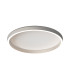Valora 59cm Flush Ceiling Light Brushed Silver LED 2700-3000-4000K Dimmable-1