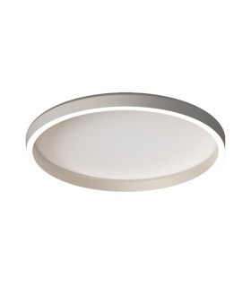 Valora 59cm Flush Ceiling Light Brushed Silver LED 2700-3000-4000K Dimmable-1