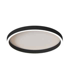 Valora 59cm Flush Ceiling Light Sandy Black LED 2700-3000-4000K Dimmable-1