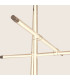 Veyra Slim Pendant Ceiling Light Brushed Gold LED 3000K Dimmable-4
