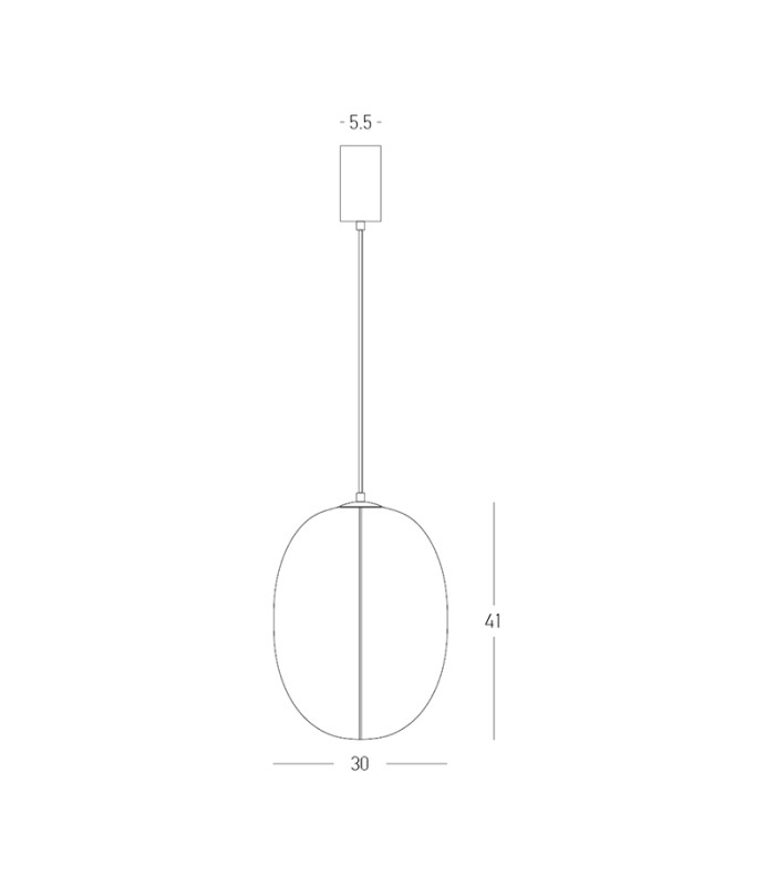 Zambelis Pendant Ceiling Light White 1xE27 LED-5