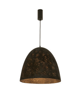 Zambelis Dome Pendant Ceiling Light Black 1xE27 LED-1