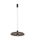 Zambelis Dome Pendant Ceiling Light Grey-Black LED 3000K-1