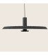 Zambelis Dome Pendant Ceiling Light Grey-Black LED 3000K-3
