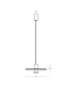 Zambelis Dome Pendant Ceiling Light Grey-Black LED 3000K-7