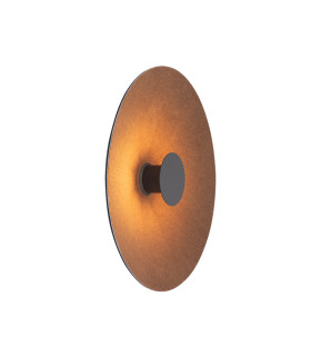 Veylis Flush Wall Lamp Brown-Black LED 3000K-1