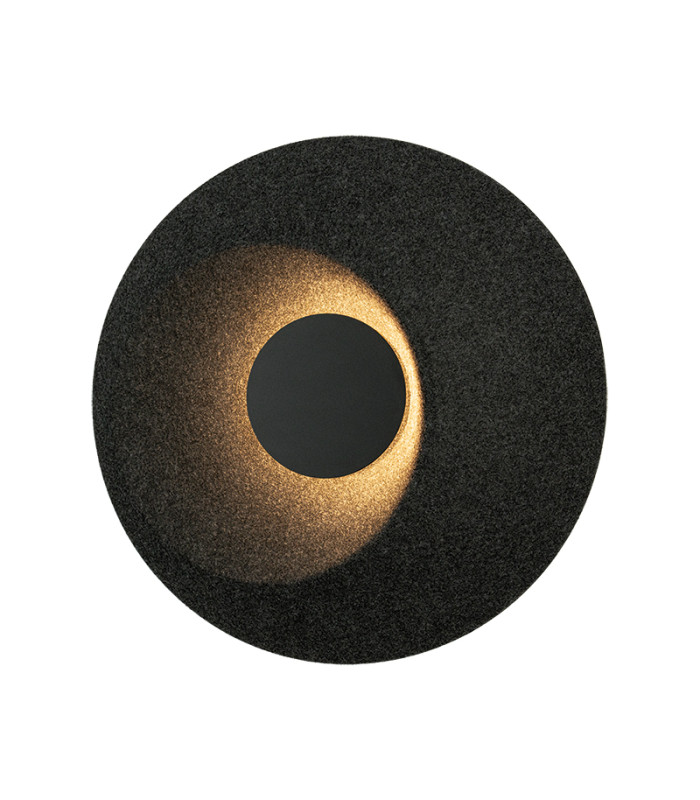Veylis Flush Wall Lamp Dark Grey LED 3000K-1