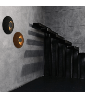 Veylis Flush Wall Lamp Brown LED 3000K-2