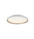 Valora 40cm Integrated Led Semi Flush Ceiling Light White Matt-Gold LED 2700-3000-4000K Dimmable-1