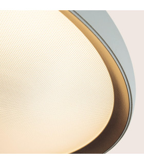 Valora 40cm Integrated Led Semi Flush Ceiling Light White Matt-Gold LED 2700-3000-4000K Dimmable-2
