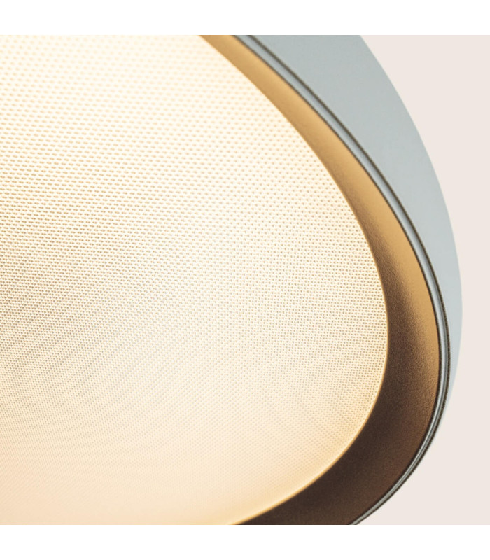 Valora 40cm Integrated Led Semi Flush Ceiling Light White Matt-Gold LED 2700-3000-4000K Dimmable-2