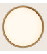 Valora 40cm Integrated Led Semi Flush Ceiling Light White Matt-Gold LED 2700-3000-4000K Dimmable-3