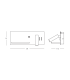 Zambelis Reading Wall Light Black Usb & Wireless Chargers Right LED 3000K-5