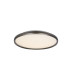 Valora 40cm Integrated Led Semi Flush Ceiling Light Brushed Grey LED 2700-3000-4000K Dimmable-1