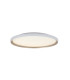 Valora 58.5cm Flush Ceiling Light White Matt-Gold LED 2700-3000-4000K Dimmable-1