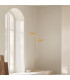 Banker Multi Arm Floor Lamp Brushed Gold LED 3000K 3 Step Dimming-2