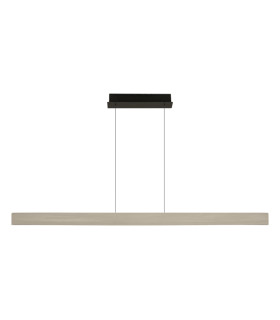 Kyron Bar Pendant Ceiling Light Brushed Grey-Black LED 3000K Dimmable-1