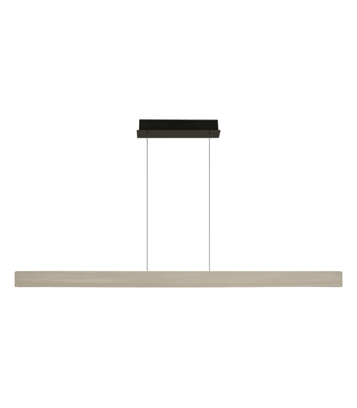 Kyron Bar Pendant Ceiling Light Brushed Grey-Black LED 3000K Dimmable-1
