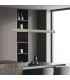 Kyron Bar Pendant Ceiling Light Brushed Grey-Black LED 3000K Dimmable-2