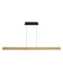 Kyron Bar Pendant Ceiling Light Brushed Gold-Black LED 3000K Dimmable-1