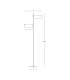 Banker Multi Arm Floor Lamp Brushed Gold LED 3000K 3 Step Dimming-5