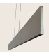 Kyron Bar Pendant Ceiling Light Brushed Grey-Black LED 3000K Dimmable-4