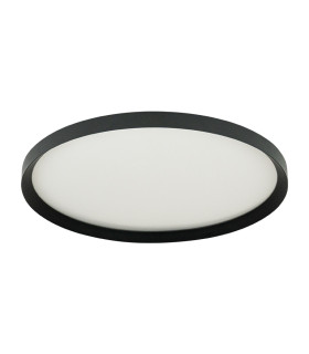 Valora 45cm Flush Ceiling Light Sandy Black LED 2700-3200-4000K Dimmable-1
