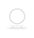 Valora 45cm Flush Ceiling Light Sandy White LED 2700-3200-4000K Dimmable-3
