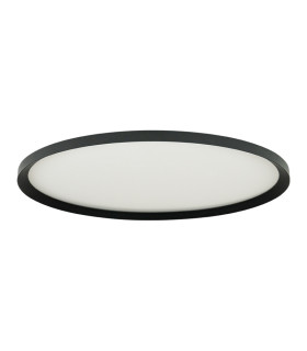 Valora 85cm Flush Ceiling Light Sandy Black LED 2700-3200-4000K Dimmable-1